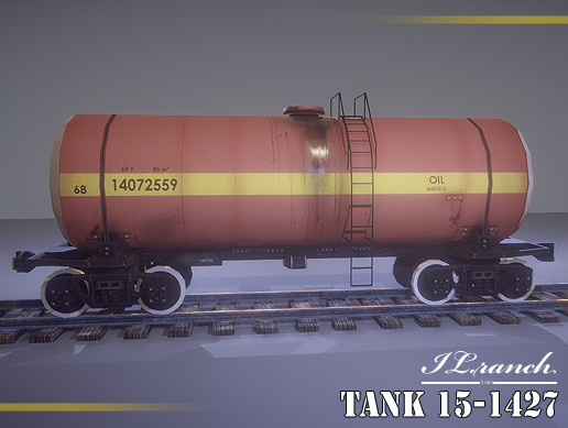 Railway Tank 15-1427 (Soviet Locomotives)