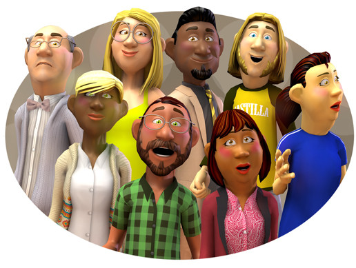 Toon people