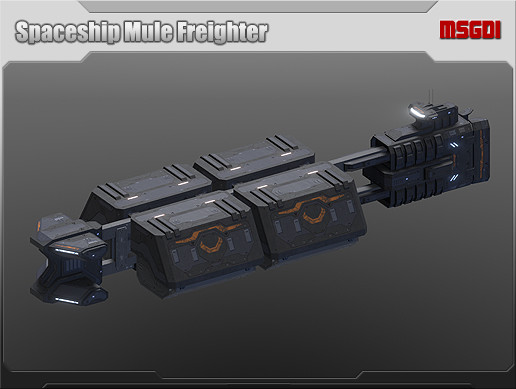 Spaceship Mule Freighter
