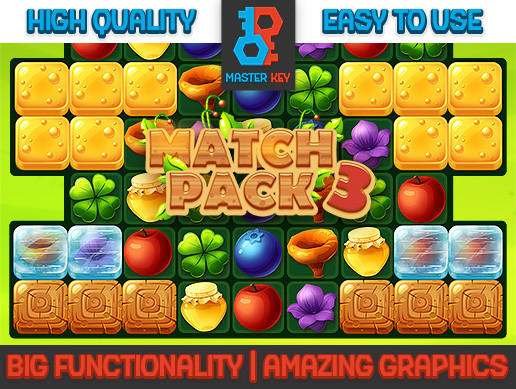 MK - Forest Match 3 Game Asset
