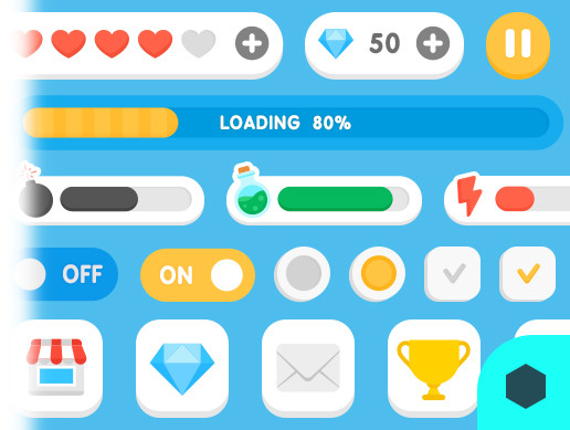 GUI Kit BlueSky2