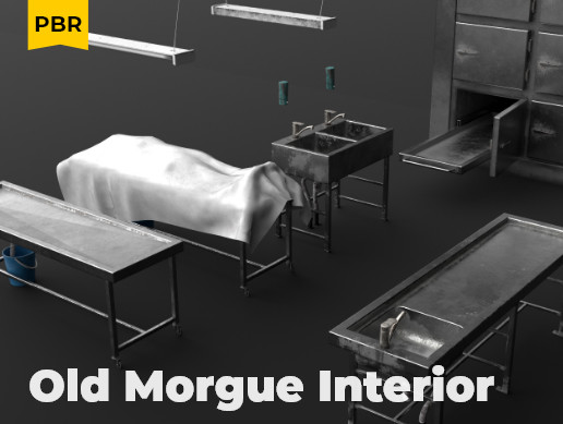 Old Morgue Interior Props Pack