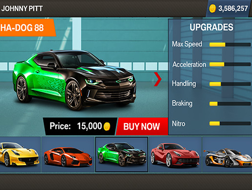 Racing Game Graphics CxS (GUI Skin 14)