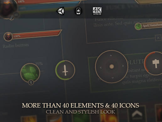Burning Moon UI
