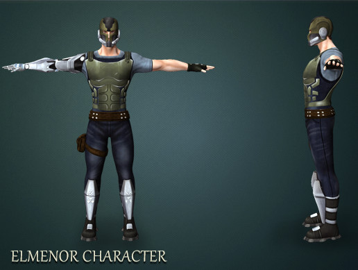 Elmenor Game Character Pack