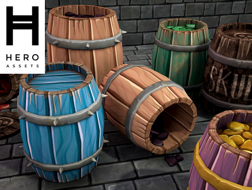 Stylized Barrel Pack