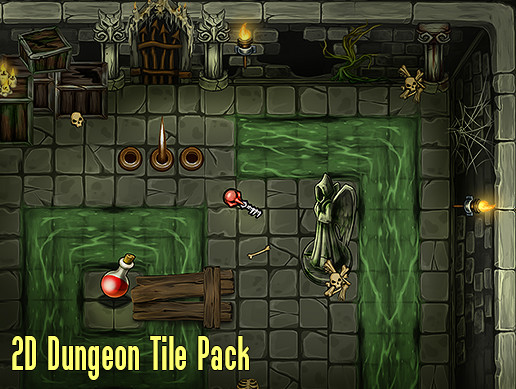 2D Dungeon Tile Pack