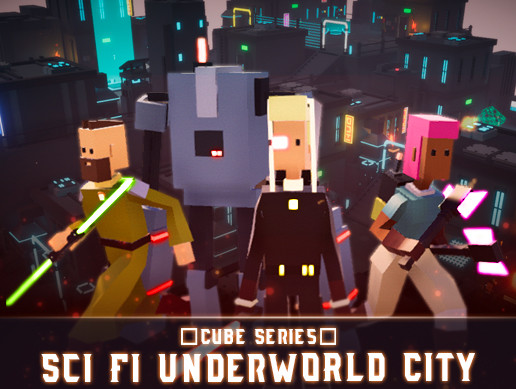 CUBE - Sci Fi Underworld City Pack