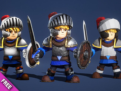 RPG Hero PBR HP Polyart