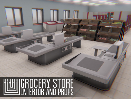 Grocery store - interior and props