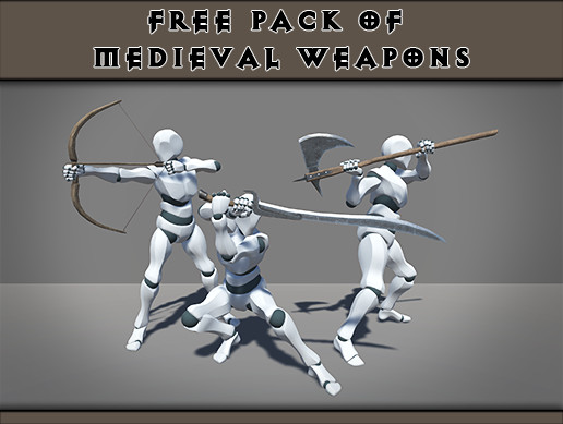 Free pack of medieval weapons