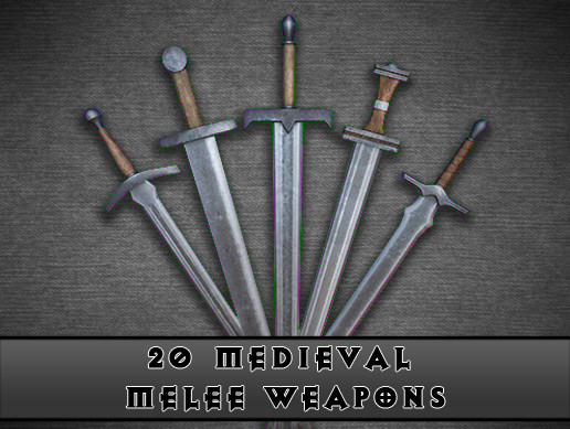 Medieval Melee Weapon Pack