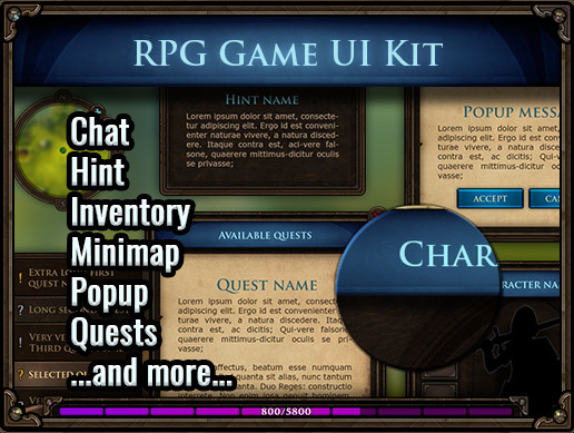 MMORPG UI Kit