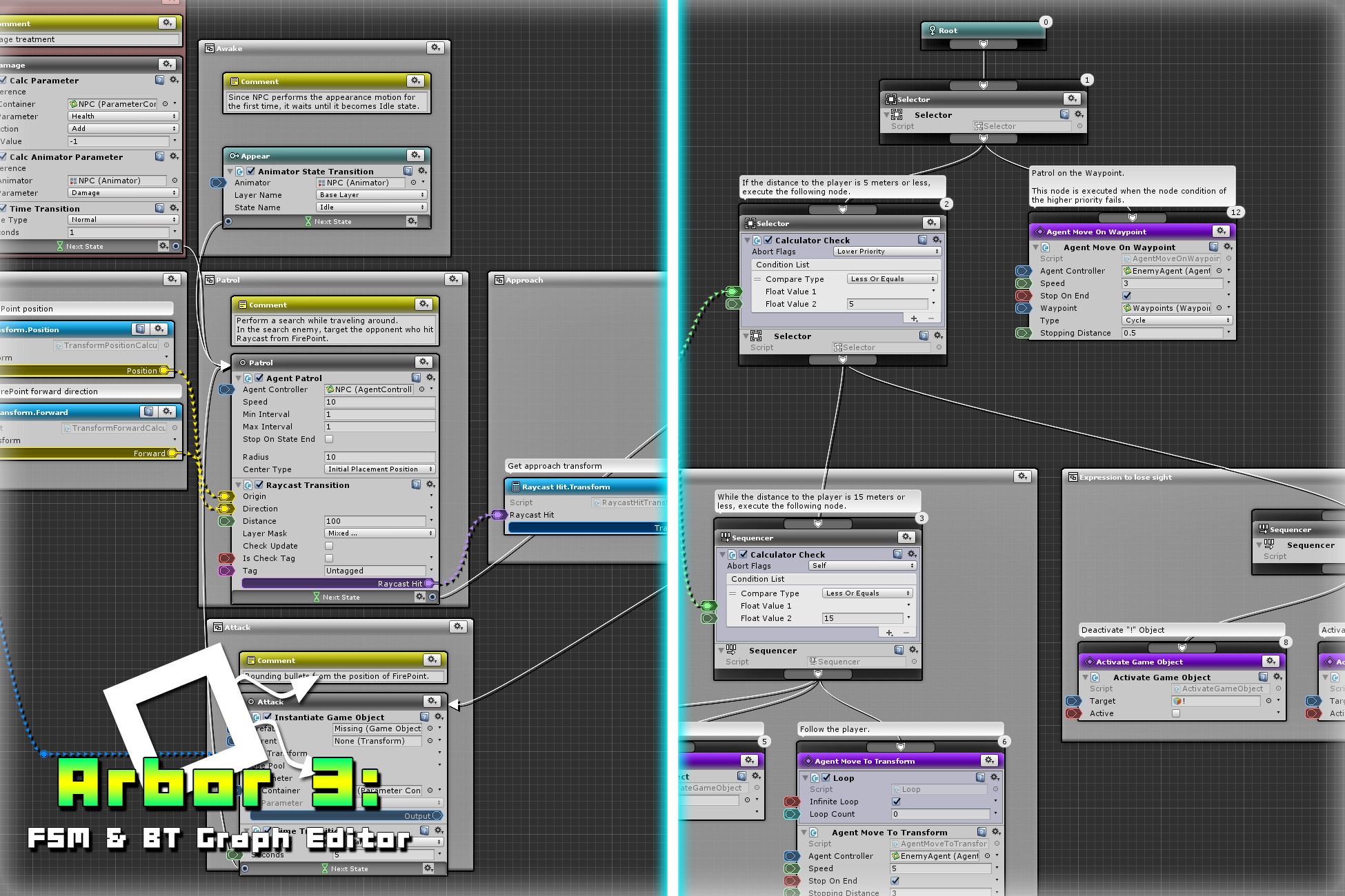 Arbor 3: FSM & BT Graph Editor