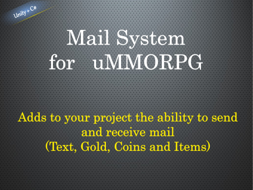 Mail system for uMMORPG