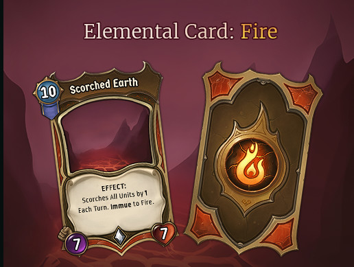 Elemental Card - Fire