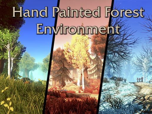 Hand Painted Forest Environment