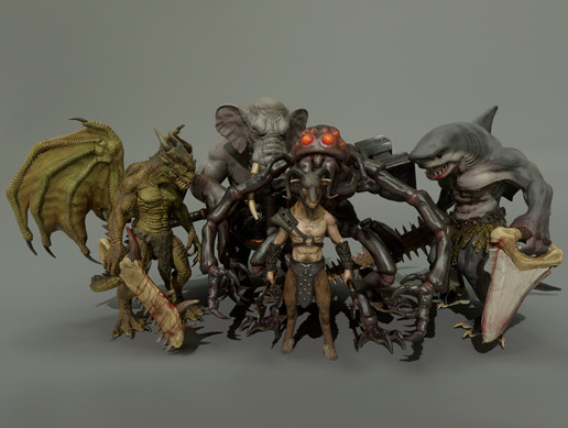 HEROIC FANTASY WERE CREATURES PACK VOL 2