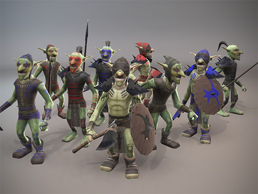 Low-Poly Goblins