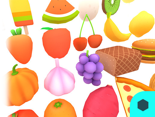 Adorable 3D Food Set