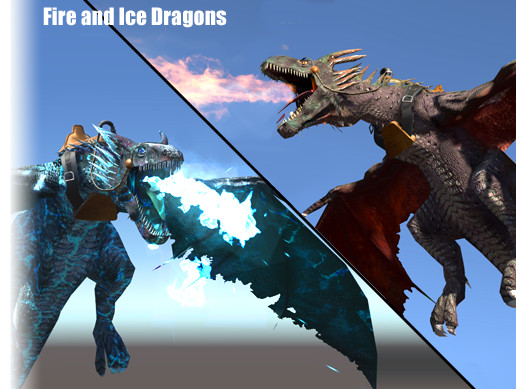 Fire and Ice Dragons