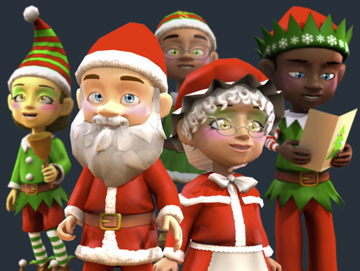 Christmas toon kids