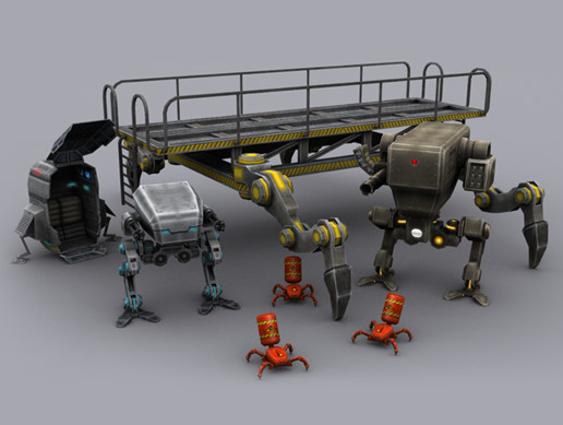 SCI FI ROBOTS PACK VOL 1