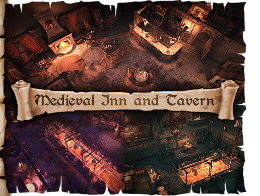 Top-Down Medieval Tavern Pack