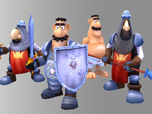 Sir Alfred and Two Guards