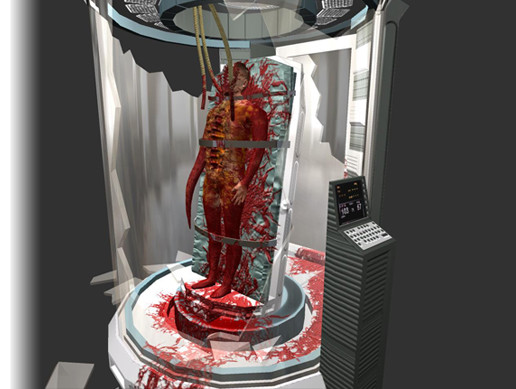 Thing Creature in Lab Room