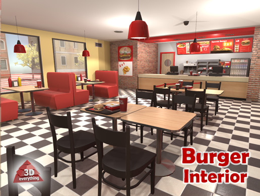 Burger Interior