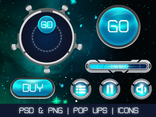 MK - Space UI Asset
