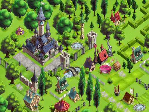 Fantasy Town 2D Isometric Assets