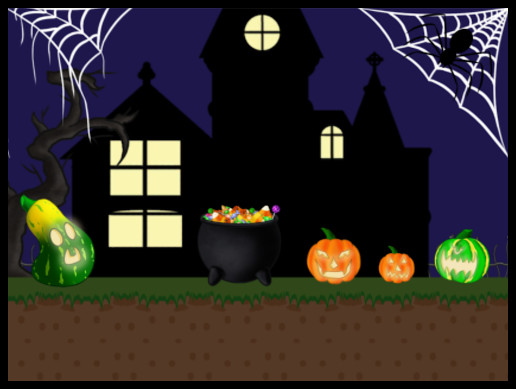 2D Halloween Decoration