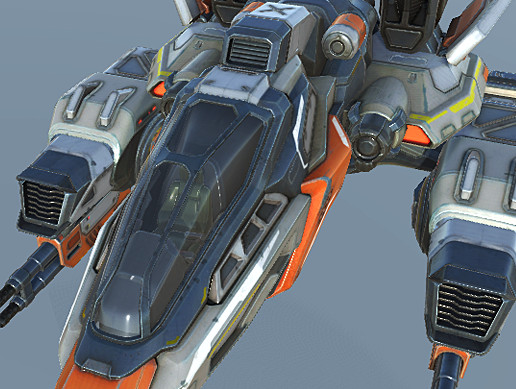 Corvette Fighter Spaceship