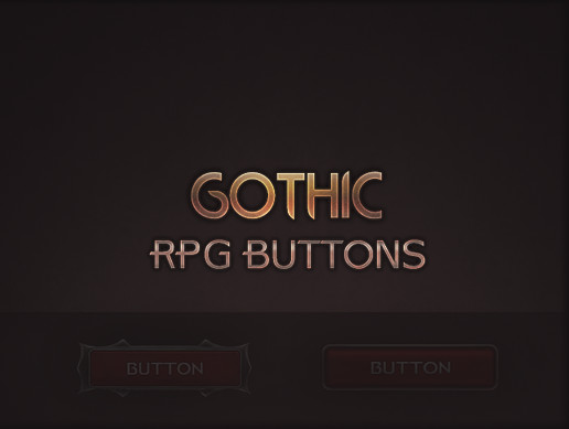 Gothic RPG Buttons