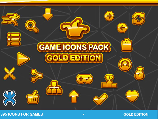 Game Icons Pack - Gold Edition