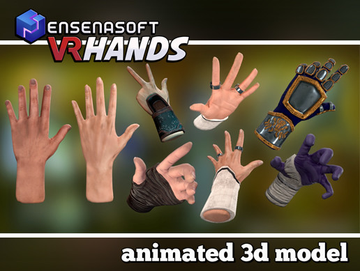 Animated Hands for VR