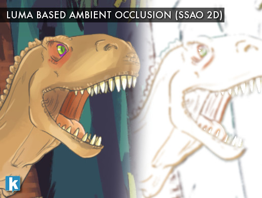 Luma Based Ambient Occlusion (SSAO 2D)