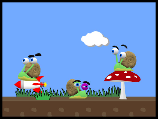 2D Speed Snail