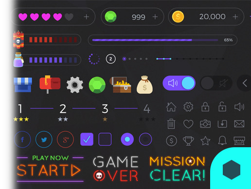 GUI Kit Neon