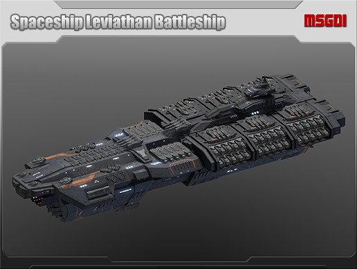 Spaceship Leviathan Battleship