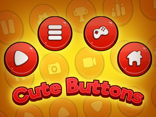 Cute Buttons GUI Kit