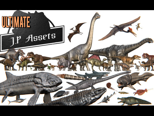 "Ultimate" Jurassic Pack Dinosaurs
