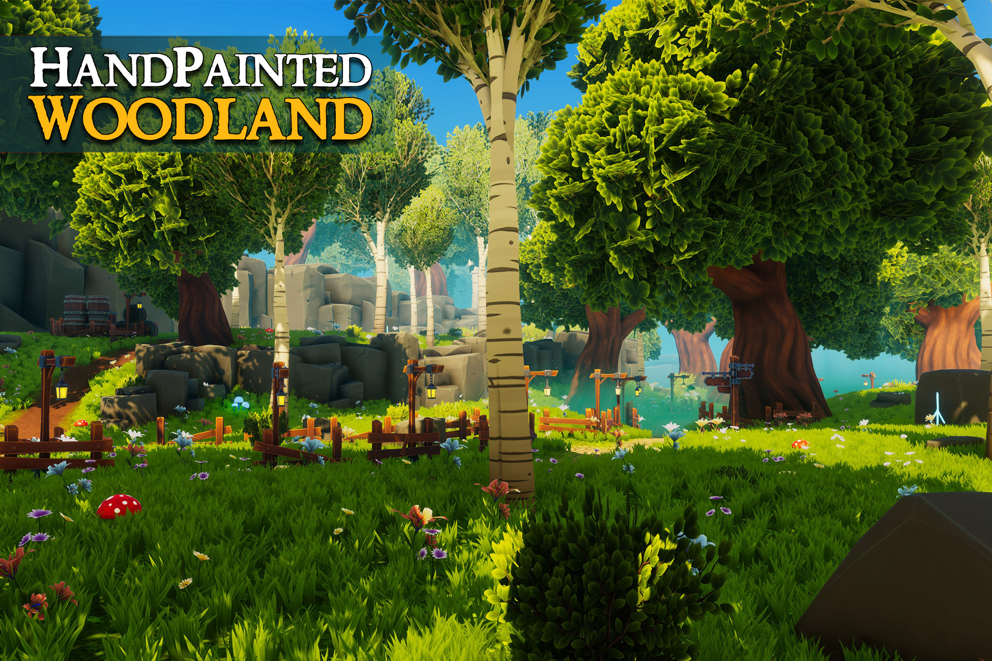PBR Handpainted Environment : Forest