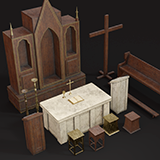 Old Church Props by SpaceZeta