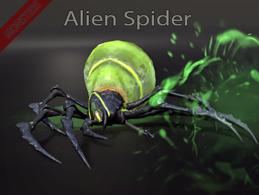 Monsters - Alien Spider