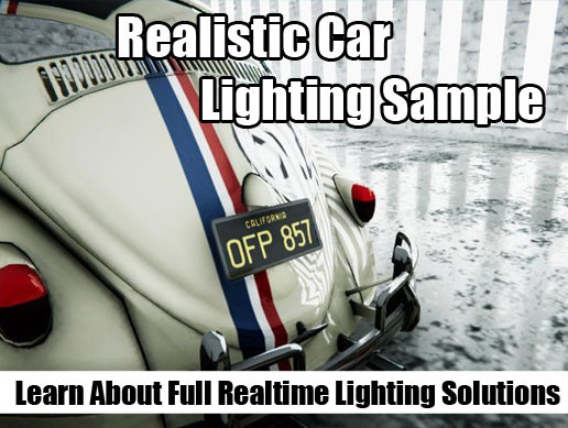 Realistic Car Lighting Sample