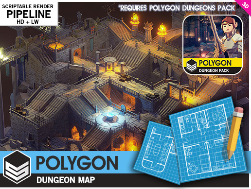 POLYGON - Dungeons Map