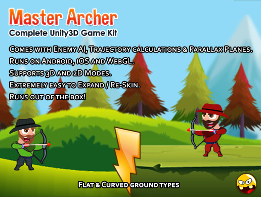 Master Archer (Bow, Arrow, Trajectory, Projectile, AI)